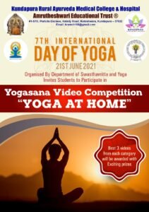 7th International Day of Yoga on 21-06-21